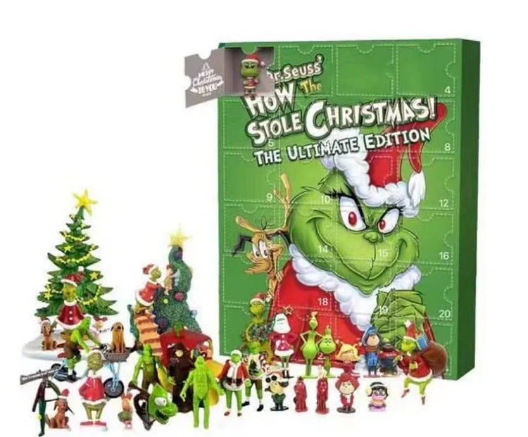 Calendario de Adviento Monstruo Verde – Regalo de Navidad