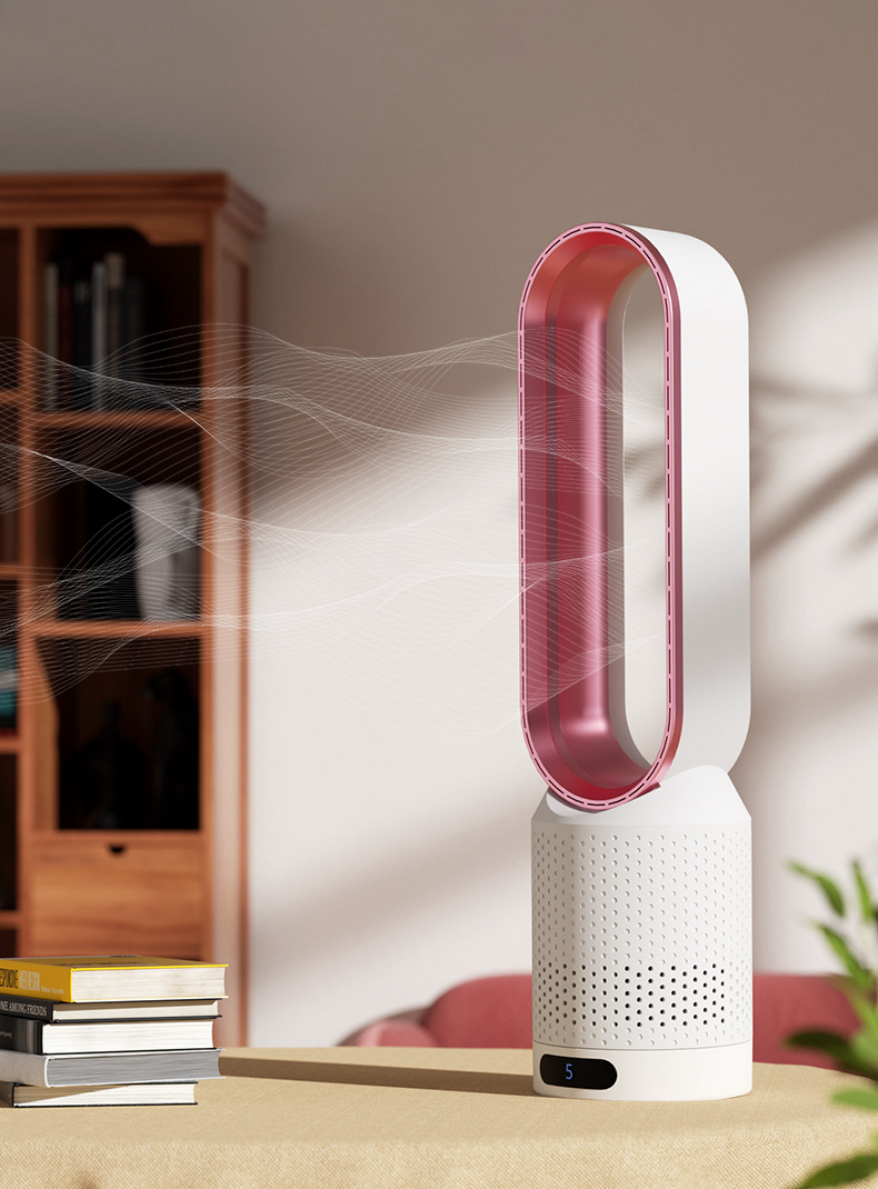 AirPure – Ventilador de torre sin aspas ultrasilencioso (< 32 dB)