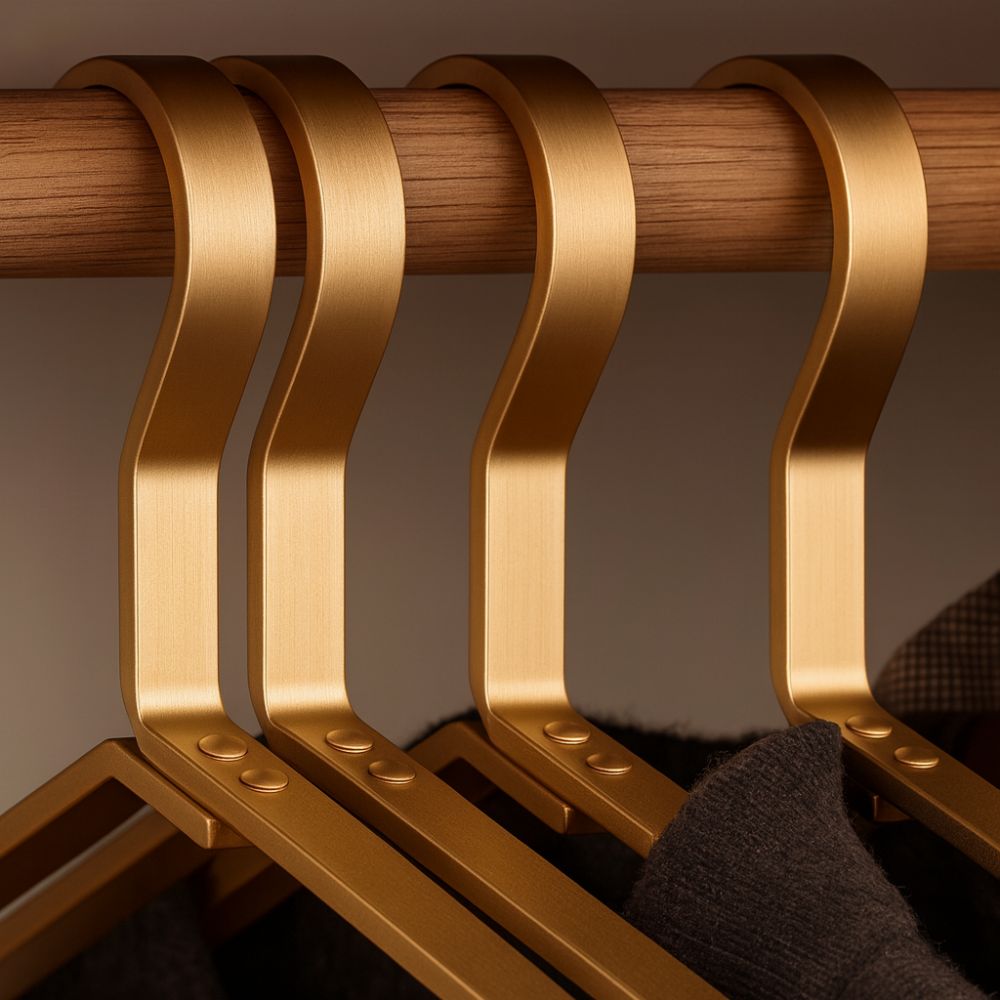 Perchas de Ropa Slimline de Aleación