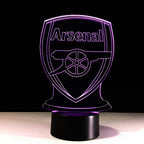 Lámpara de Ilusión Óptica 3D del Arsenal de Fútbol