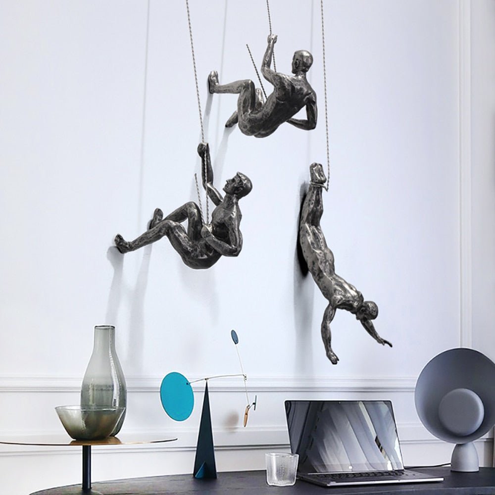 MONORA – Escultura de pared escaladora hecha a mano de resina