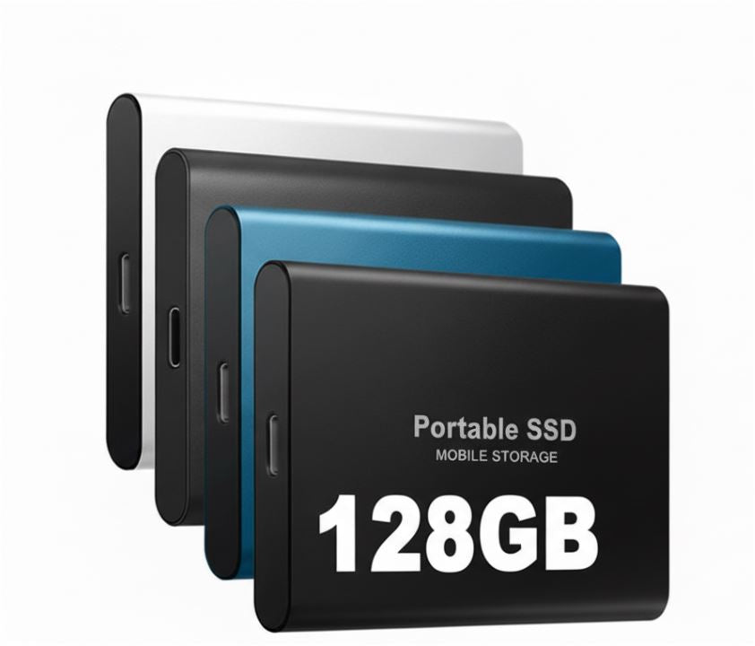 SSD de 500GB ultra-rápida con diseño compacto y robusto