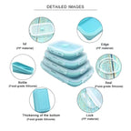 FOODSTACK – Juego de fiambreras de silicona plegables sin BPA