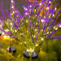 Moderna Luz Exterior LED de Lavanda Falsa Solar Impermeable de Acero Inoxidable PC y ABS para Jardín y Terraza