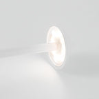 Lámpara de mesa de cilindro acrílico de triángulo con simplicidad moderna y LED para la sala de estar