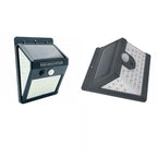 Simplicidad Moderna Solar Impermeable Sensor de Movimiento ABS Lámpara de Pared LED Rectangular para Patio Exterior