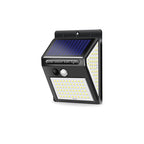 Simplicidad Moderna Solar Impermeable Sensor de Movimiento ABS Lámpara de Pared LED Rectangular para Patio Exterior
