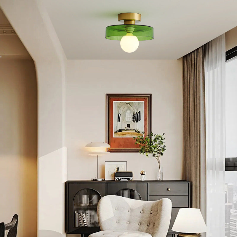 Luz de Techo LED de Vidrio - Regulable