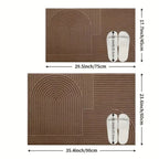 Alfombra de Entrada con Hilo Curvado