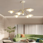 Elara | Lámpara de cristal y hierro estilo art déco