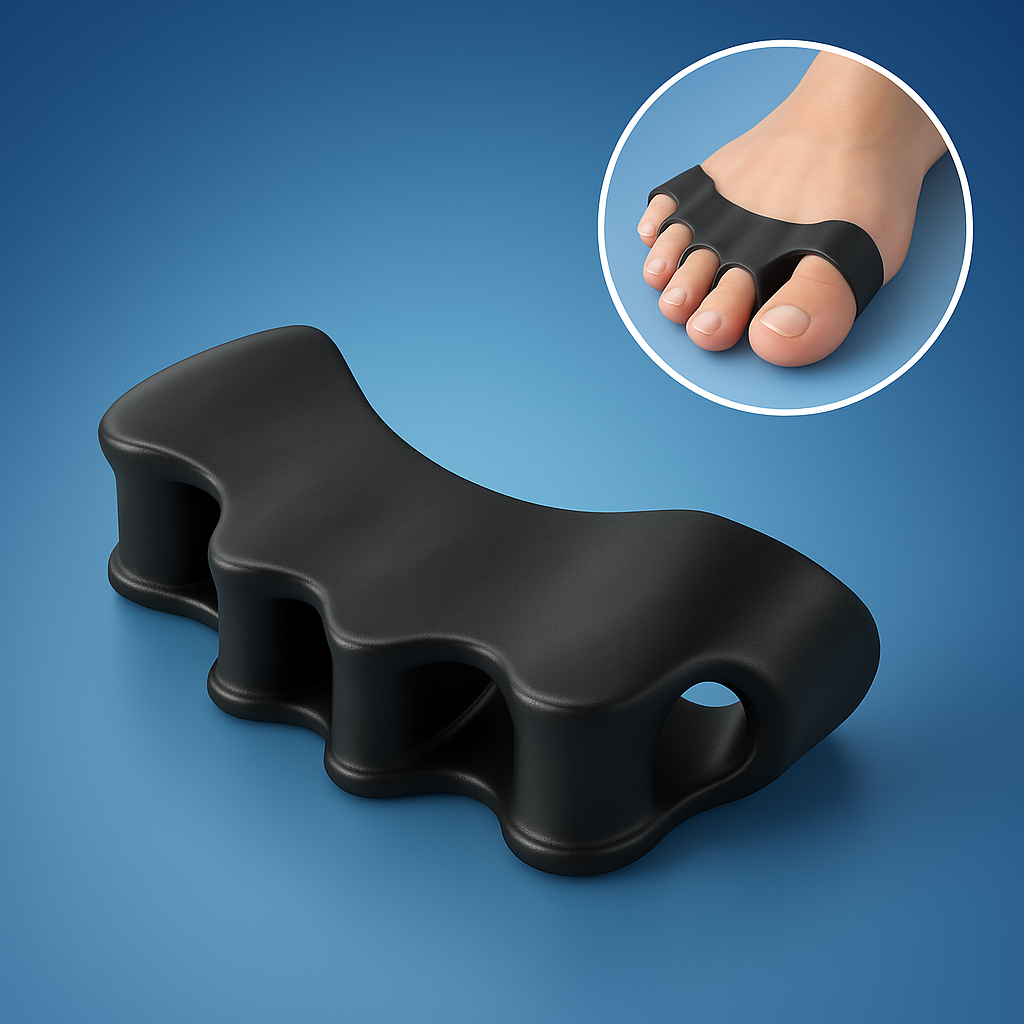 Separador de Dedos FlexAlign | Realineación de Dedos y Alivio del Dolor – Ideal para Juanetes - Dedos Superpuestos - y Comodidad en los Pies