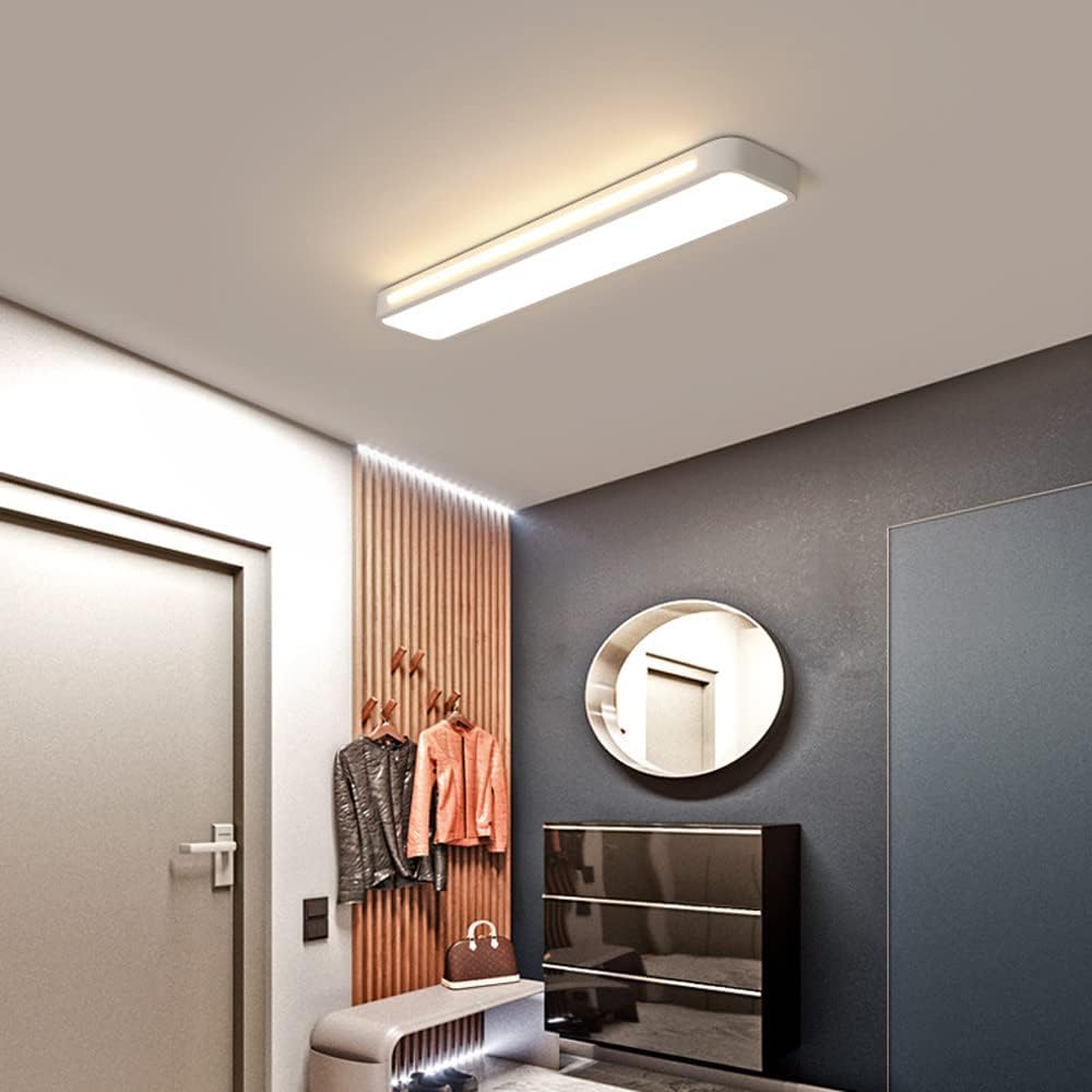 Lámpara de techo LED nórdica – alargada, regulable y moderna