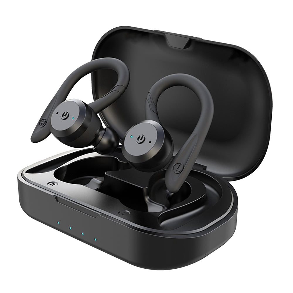 Auriculares Deportivos Impermeables AudioActive – 20 Horas de Reproducción y Bluetooth