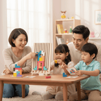 BRIQLEARN – Tetris de madera Montessori para apilar creativamente y entrenamiento lógico