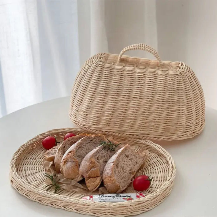 Campana de Pan de Ratán Tejido Artesanal