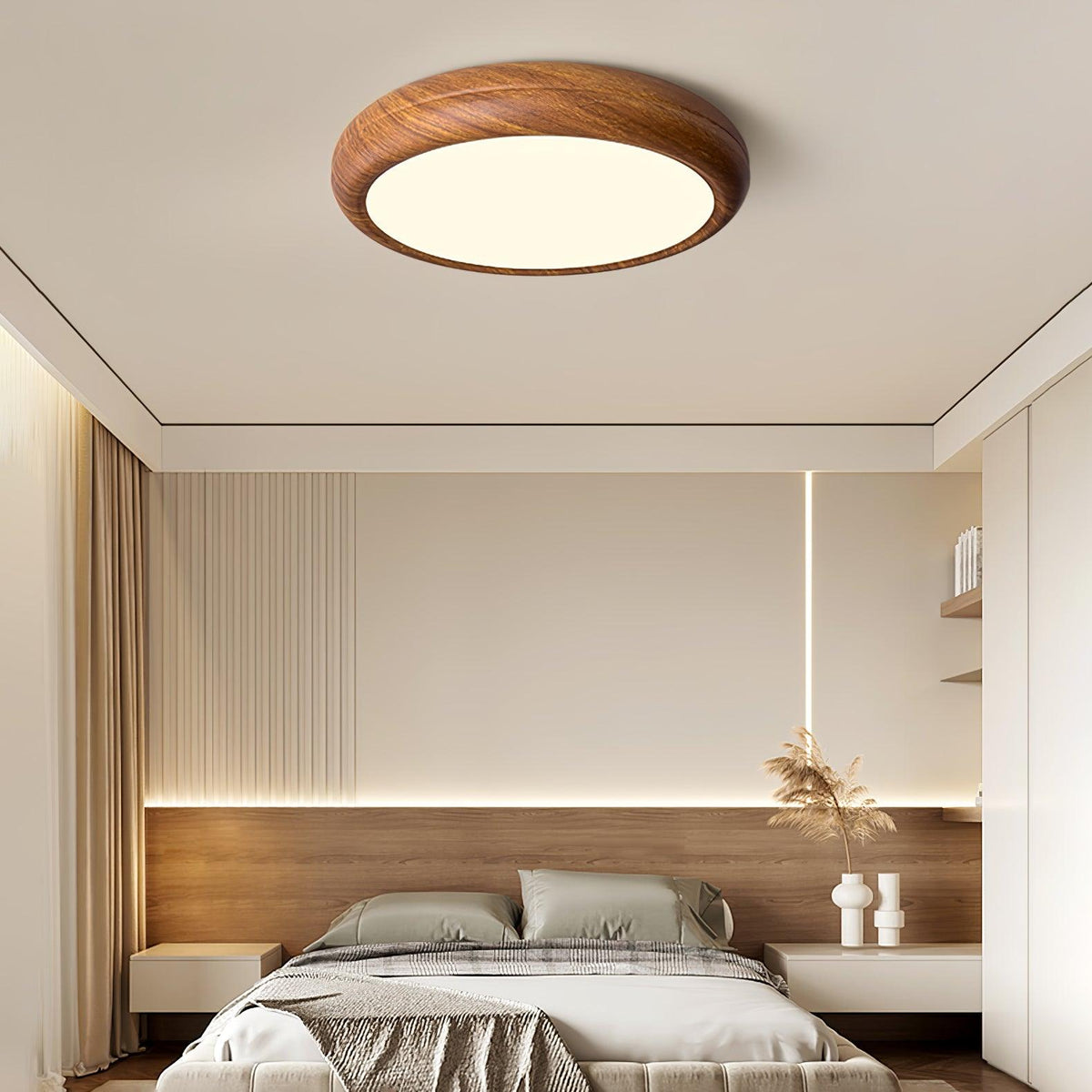 Lámpara de Techo Empotrada - Lámpara de Techo LED Dimmable de Metal y Acrílico