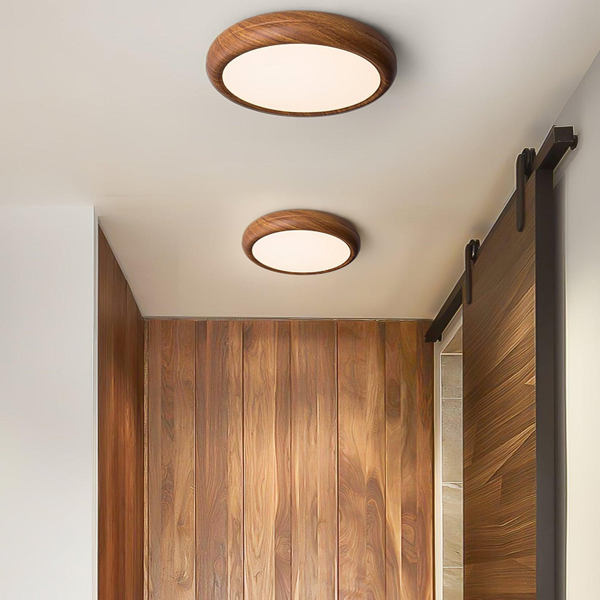 Lámpara de Techo Empotrada - Lámpara de Techo LED Dimmable de Metal y Acrílico