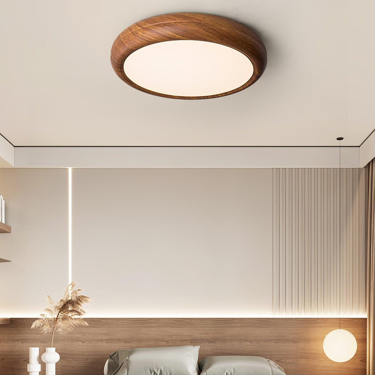 Lámpara de Techo Empotrada - Lámpara de Techo LED Dimmable de Metal y Acrílico