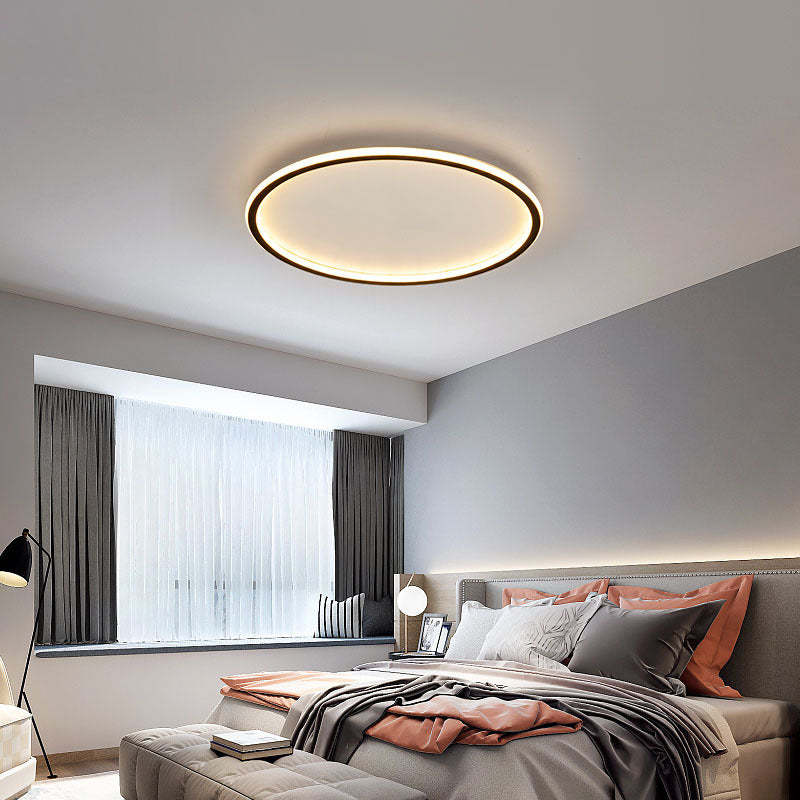 Luz de Techo Empotrada - Luminaria LED de Metal Moderna