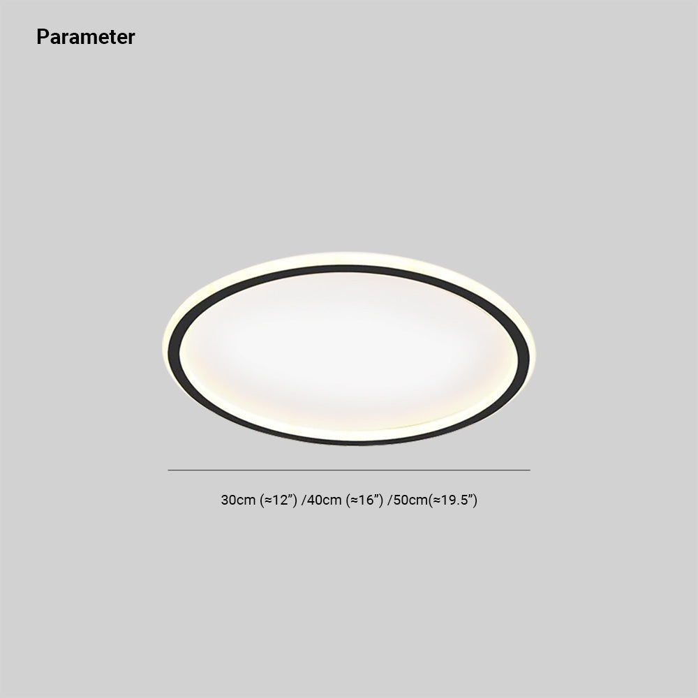 Luz de Techo Empotrada - Luminaria LED de Metal Moderna