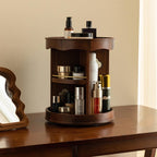 Carrousel de Vanity Rotatorio de Madera Heritage