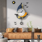 Reloj de Pared Grande de Vela con Diseño Náutico