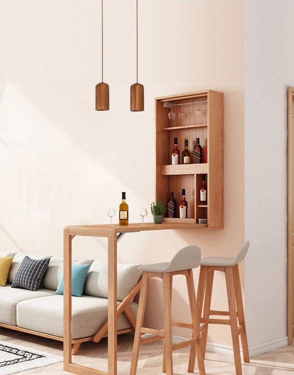Lámpara Colgante de Cono de Madera Minimalista