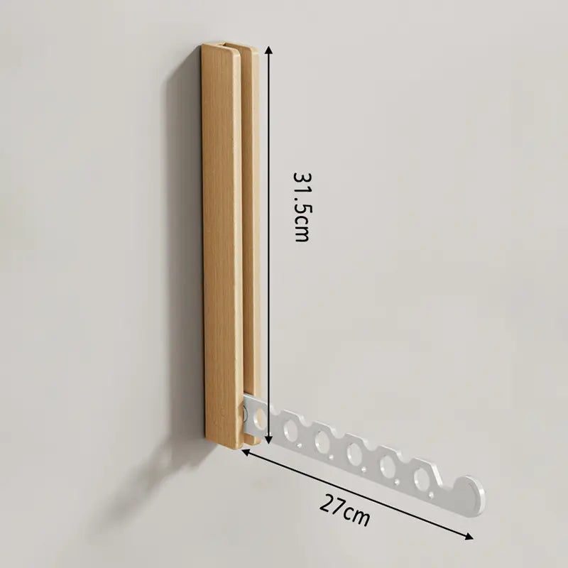 Modern Timber Collapsible Hanger Rail
