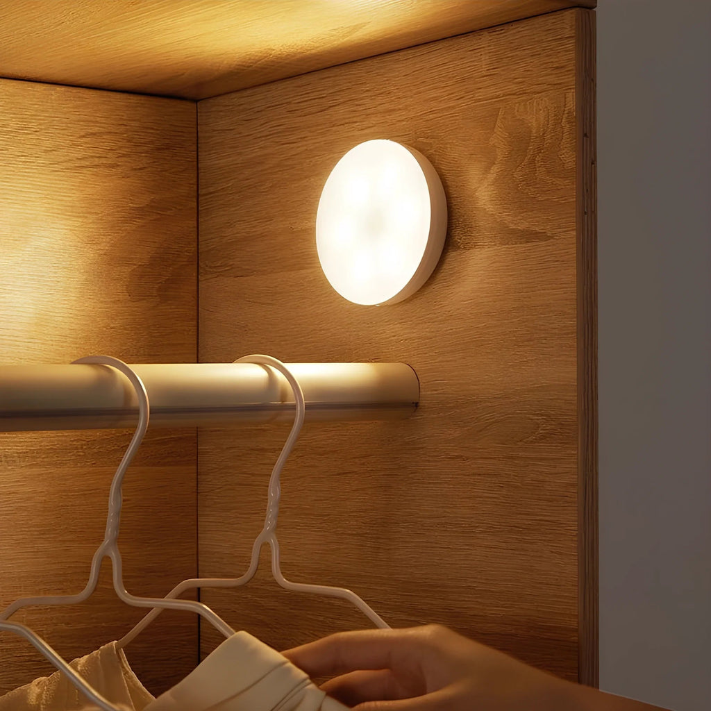 Luz Nocturna con Sensor de Movimiento - Luces Inalámbricas de Plástico Duradero para Interiores
