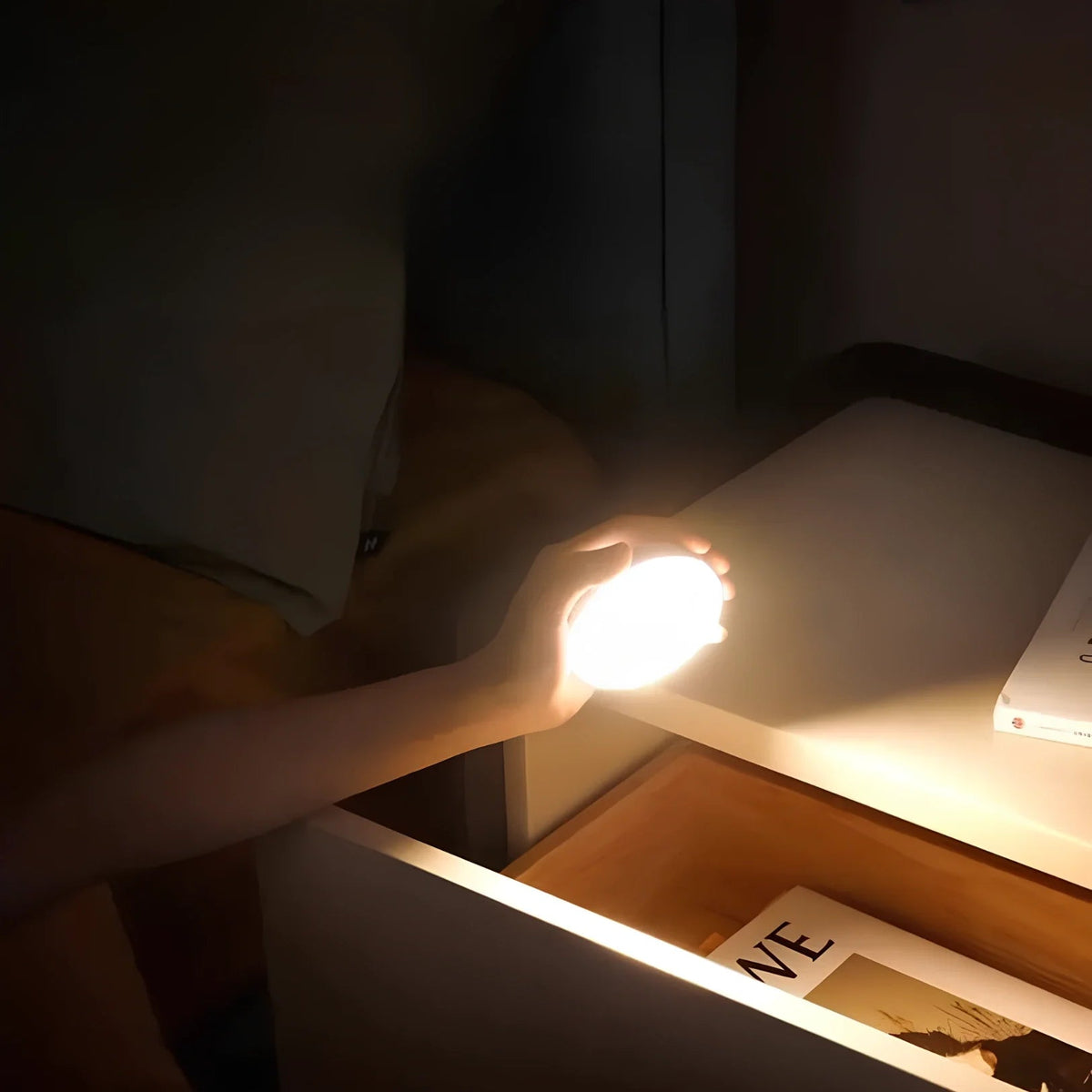 Luz Nocturna con Sensor de Movimiento - Luces Inalámbricas de Plástico Duradero para Interiores
