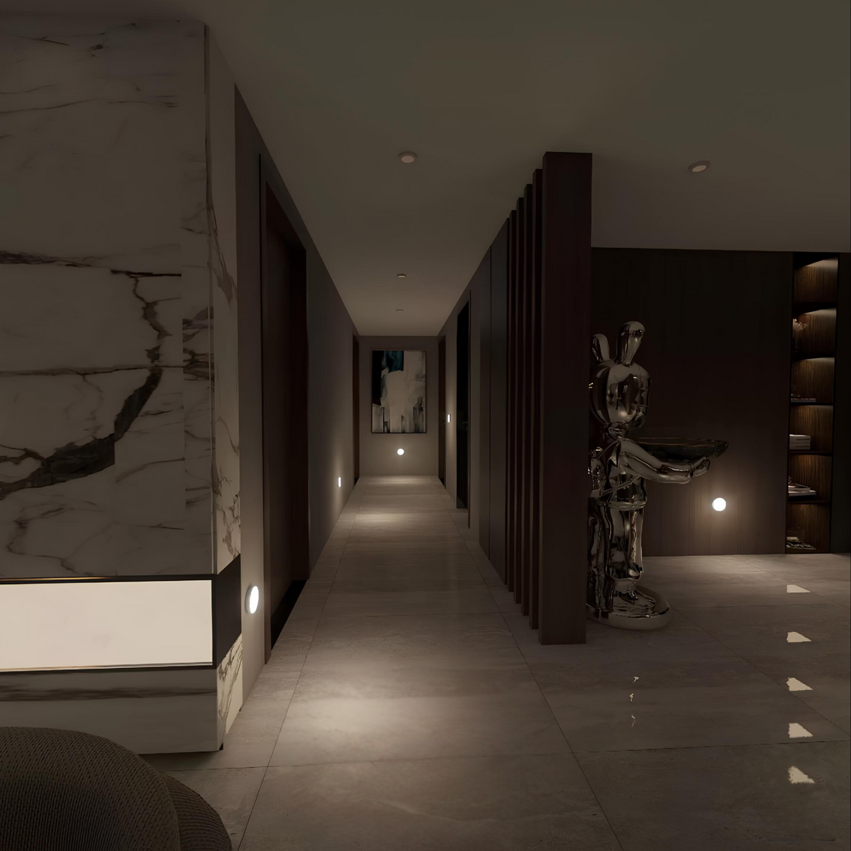 Luz Nocturna con Sensor de Movimiento - Luces Inalámbricas de Plástico Duradero para Interiores