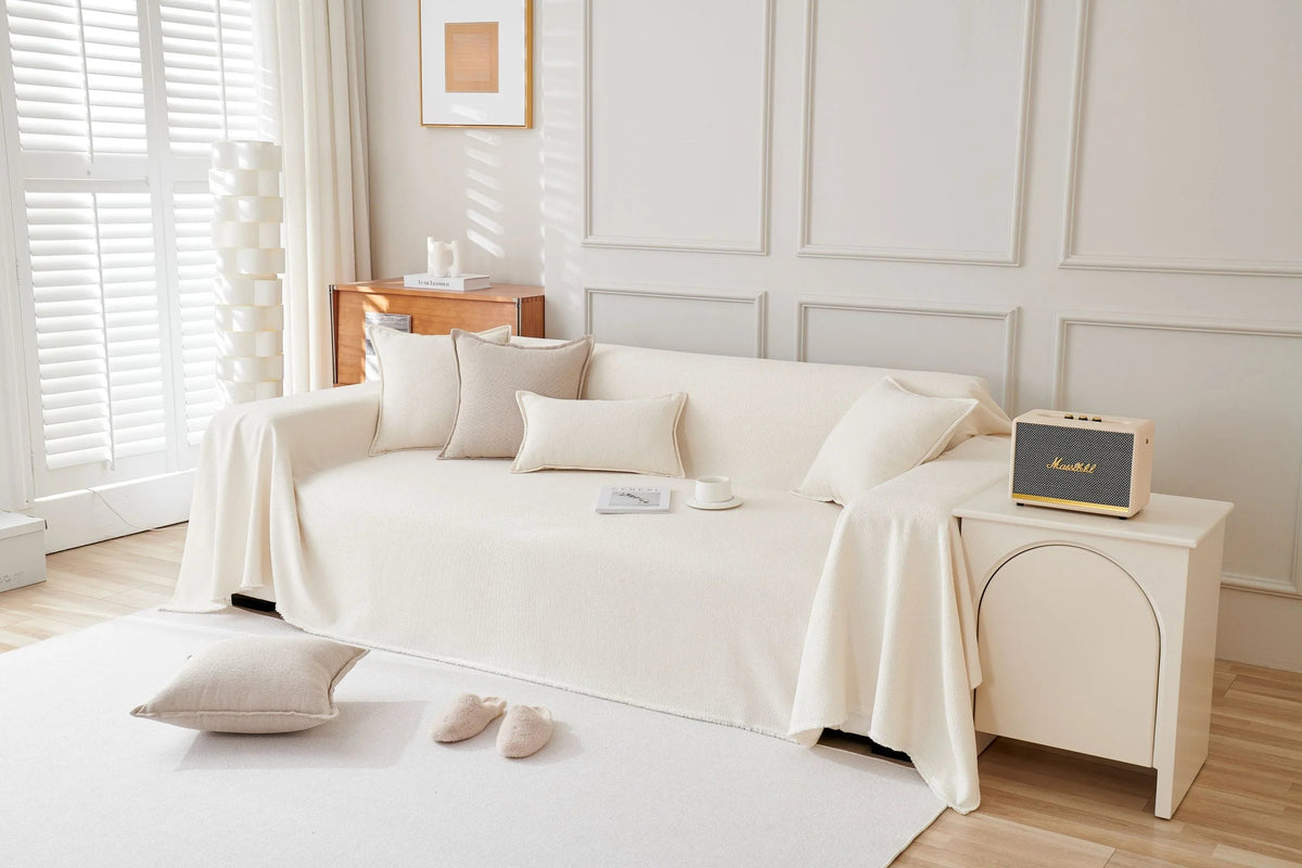 Mousoon Throw - Blanco Roto