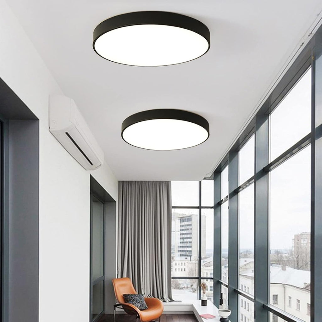 Lámpara de Techo Redonda Elegante - Disco LED Moderno