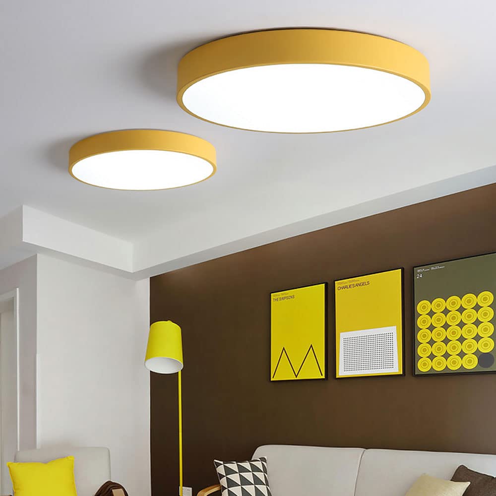 Lámpara de Techo Redonda Elegante - Disco LED Moderno