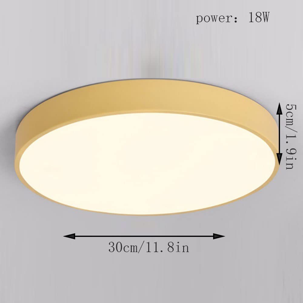 Lámpara de Techo Redonda Elegante - Disco LED Moderno