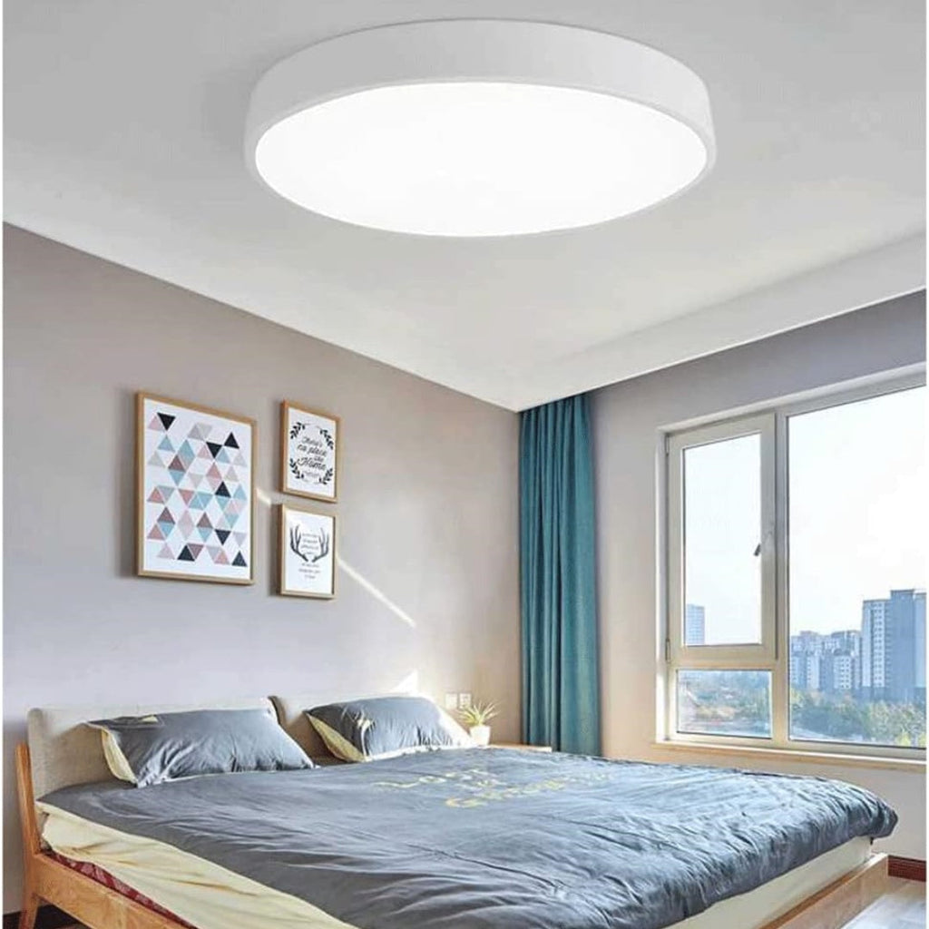 Lámpara de Techo Redonda Elegante - Disco LED Moderno