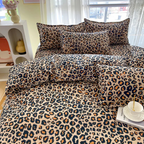 Funda de Edredón con Estampado de Leopardo