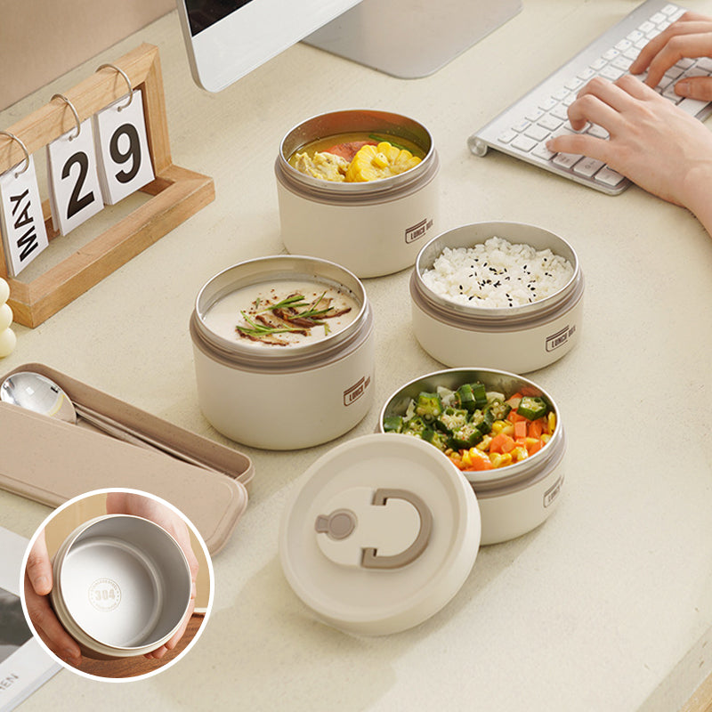 Caja de almuerzo de acero inoxidable aislada con bolsa de transporte
