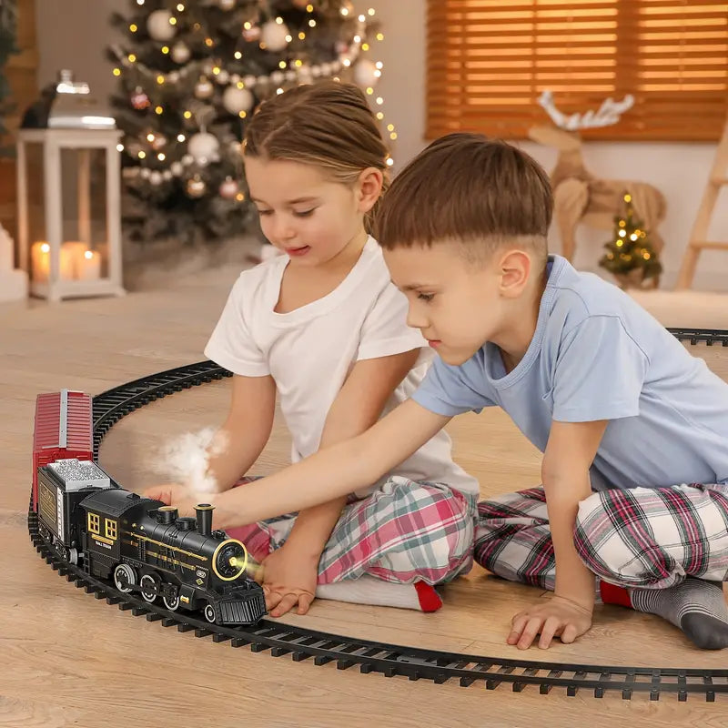 TrackMaster Pro - Set de tren eléctrico a pilas con sonidos realistas