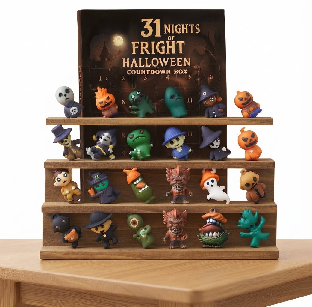Calendario de Halloween para contar – 31 mini figuras para cada día de octubre
