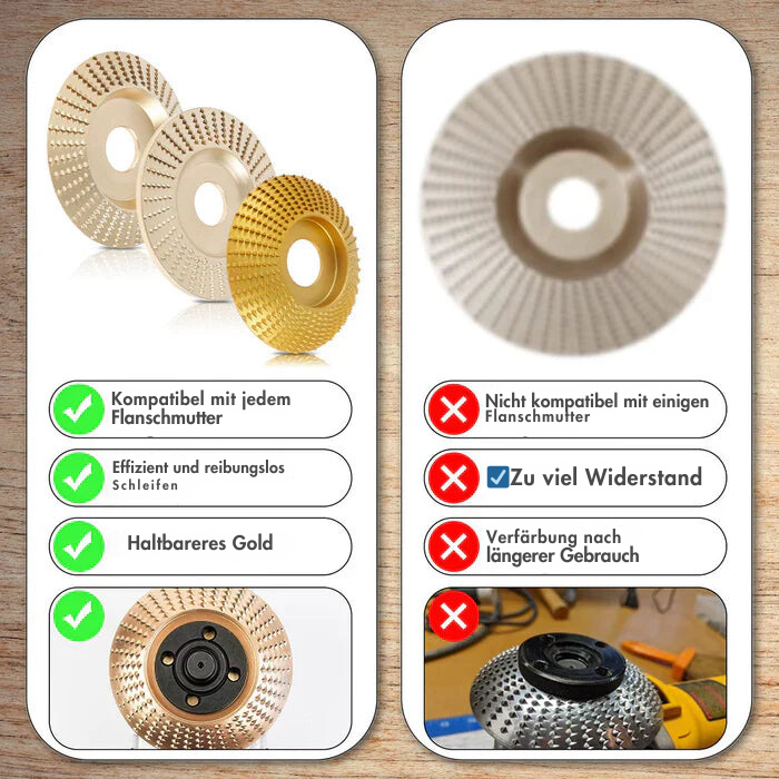 CarveMaster - Conjunto rotativo confiable para dar forma y alisar superficies de madera