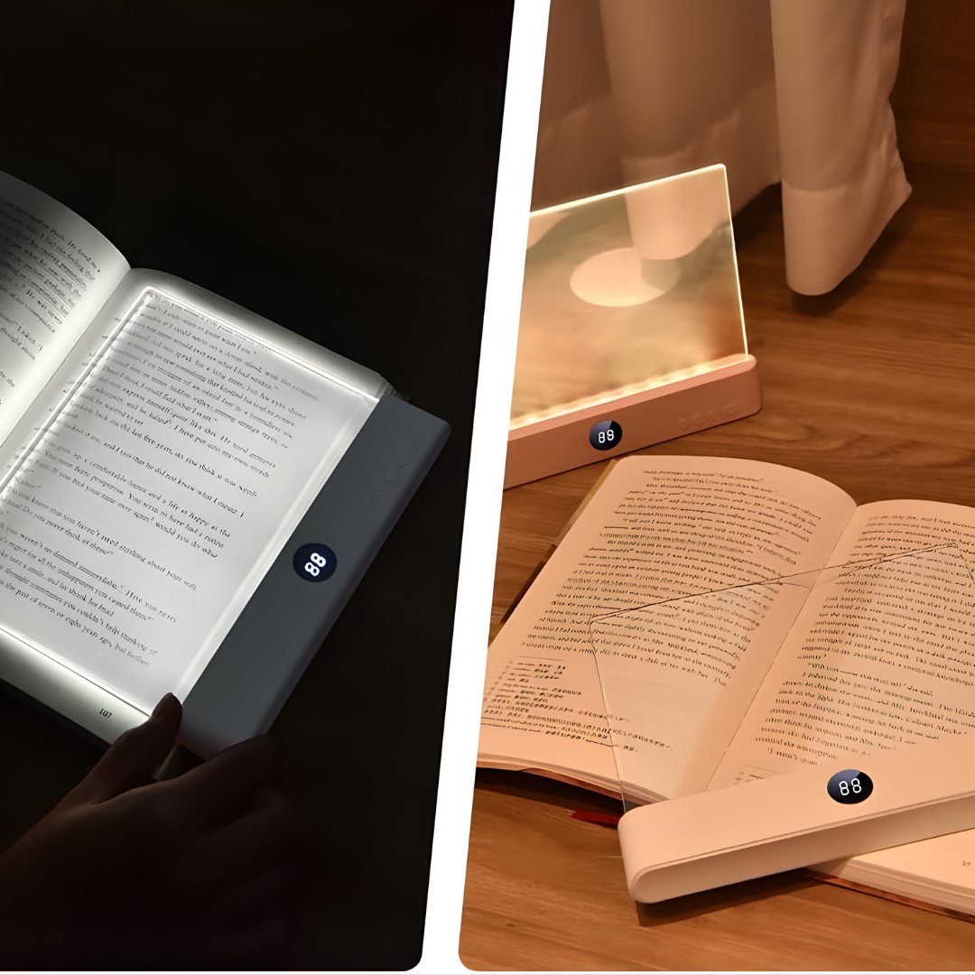 NIGHTBRIGHT - Luz de lectura LED GlowEase con brazo flexible para la cama