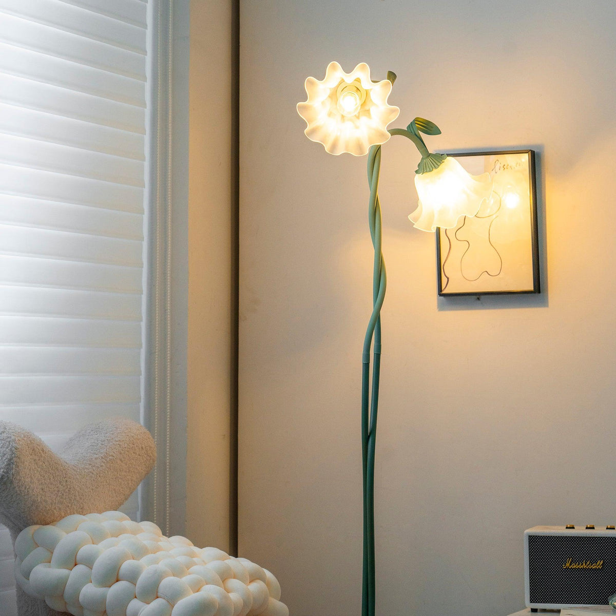 Bloomora | Lámpara de pie de diseño floreciente