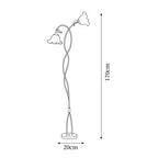 Bloomora | Lámpara de pie de diseño floreciente