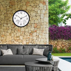 Reloj de Jardín con Temperatura y Humedad 30 cm