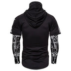 Sudaderas con Capucha de Máscara de Esqueleto para Hombres