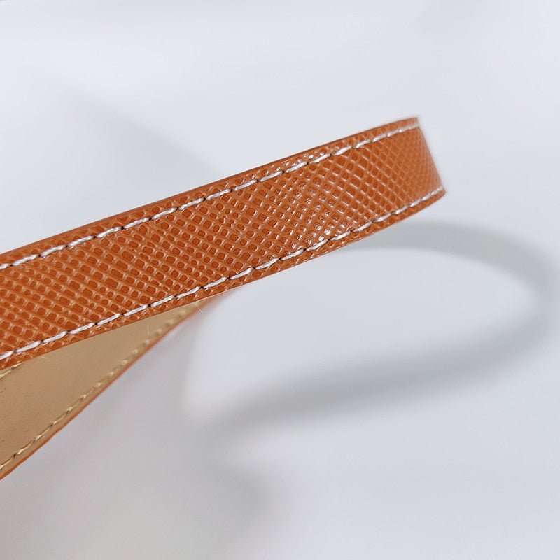 cinturón de cuero ajustable para mujeres