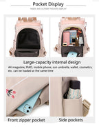 Mochila Oxford de Gran Capacidad Antirrobo