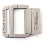 Cinturón de Lona Unisex – Hebilla de Doble Anillo Metálico, Ajustable