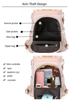 Mochila Oxford de Gran Capacidad Antirrobo